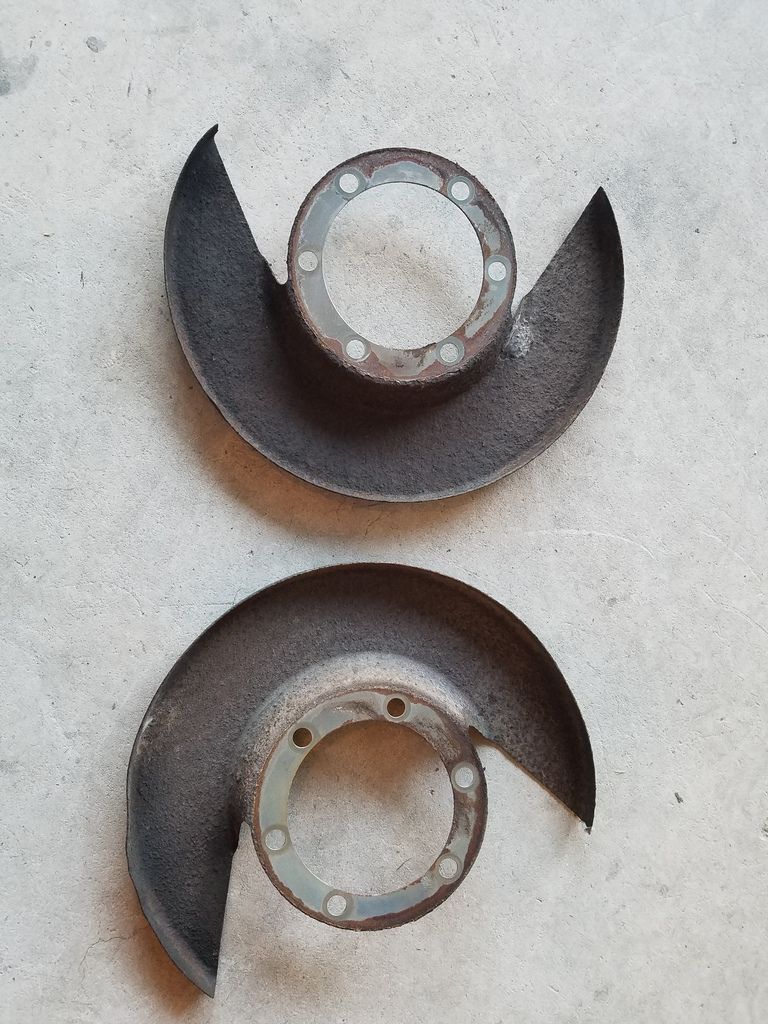 TX Dana 60 front disc brake dust shields The 1947 Present Chevrolet